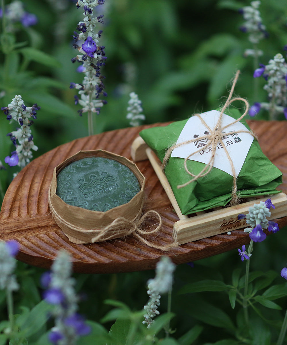 DONG SUN Cypress Leaf Shampoo Bar – Soothes Sensitive Scalp, Strengthens Hair